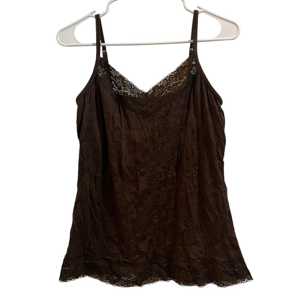Y2k lace Trim Babydoll camisole tank top Women’s Large